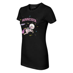 MLB Minnesota Twins Tiny Turnip Women's Space Unicorn T-Shirt