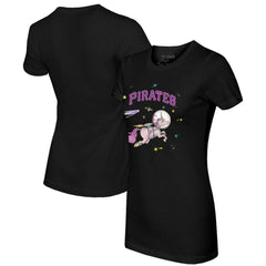 MLB Pittsburgh Pirates Tiny Turnip Women's Space Unicorn T-Shirt