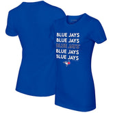 MLB Toronto Blue Jays Tiny Turnip Women's Stacked T-Shirt