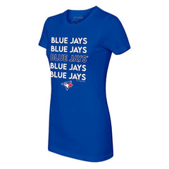 MLB Toronto Blue Jays Tiny Turnip Women's Stacked T-Shirt