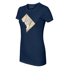 MLB Washington Nationals Tiny Turnip Women's State Outline T-Shirt