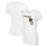 MLB Miami Marlins Tiny Turnip Women's State Outline T-Shirt