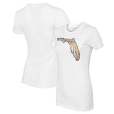 MLB Tampa Bay Rays Tiny Turnip Women's State Outline T-Shirt
