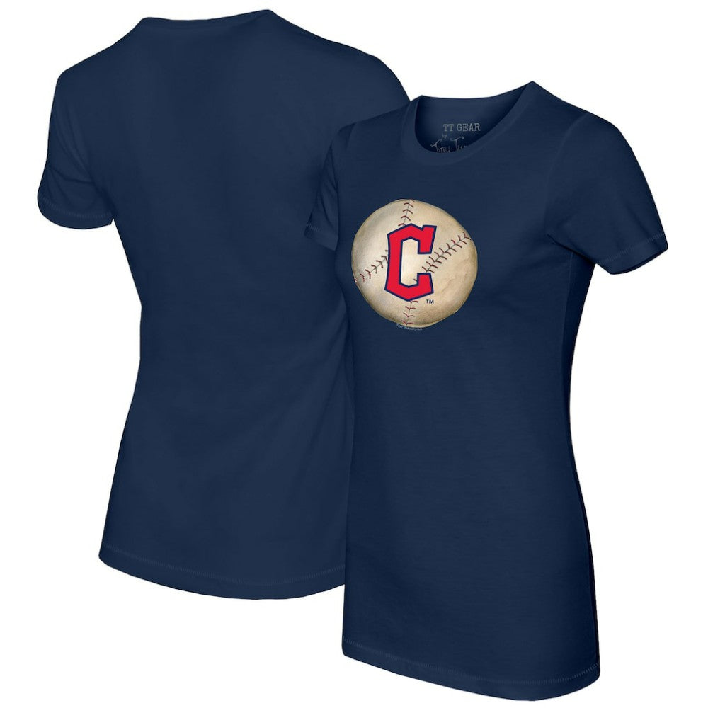 MLB Cleveland Guardians Tiny Turnip Women's Stitched Baseball T-Shirt