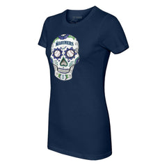 MLB Seattle Mariners Tiny Turnip Women's Sugar Skull T-Shirt