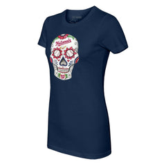 MLB Washington Nationals Tiny Turnip Women's Sugar Skull T-Shirt