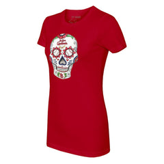 MLB St. Louis Cardinals Tiny Turnip Women's Sugar Skull T-Shirt