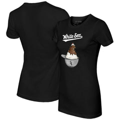 MLB Chicago White Sox Tiny Turnip Women's Sundae Helmet T-Shirt