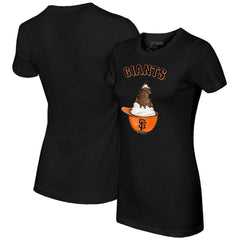 MLB San Francisco Giants Tiny Turnip Women's Sundae Helmet T-Shirt