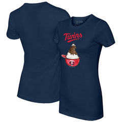 MLB Minnesota Twins Tiny Turnip Women's Sundae Helmet T-Shirt