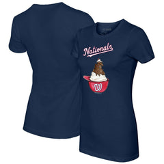 MLB Washington Nationals Tiny Turnip Women's Sundae Helmet T-Shirt