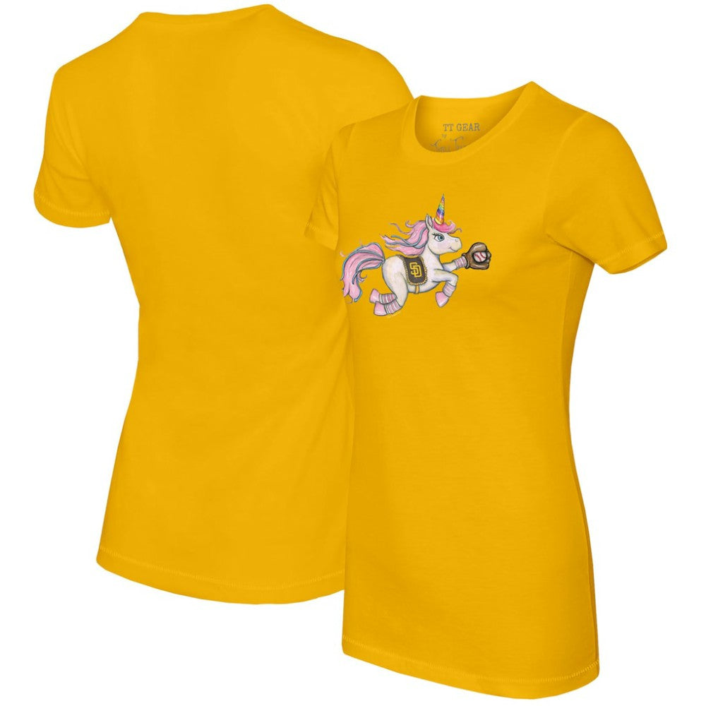 MLB San Diego Padres Tiny Turnip Women's Unicorn T-Shirt