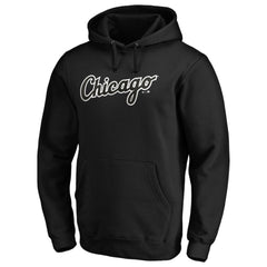 MLB Chicago White Sox Official Wordmark Fitted Pullover Hoodie