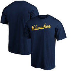 MLB Milwaukee Brewers Official Team Wordmark T-Shirt