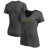 MLB Athletics Women's Core Team Lock Up V-Neck T-Shirt