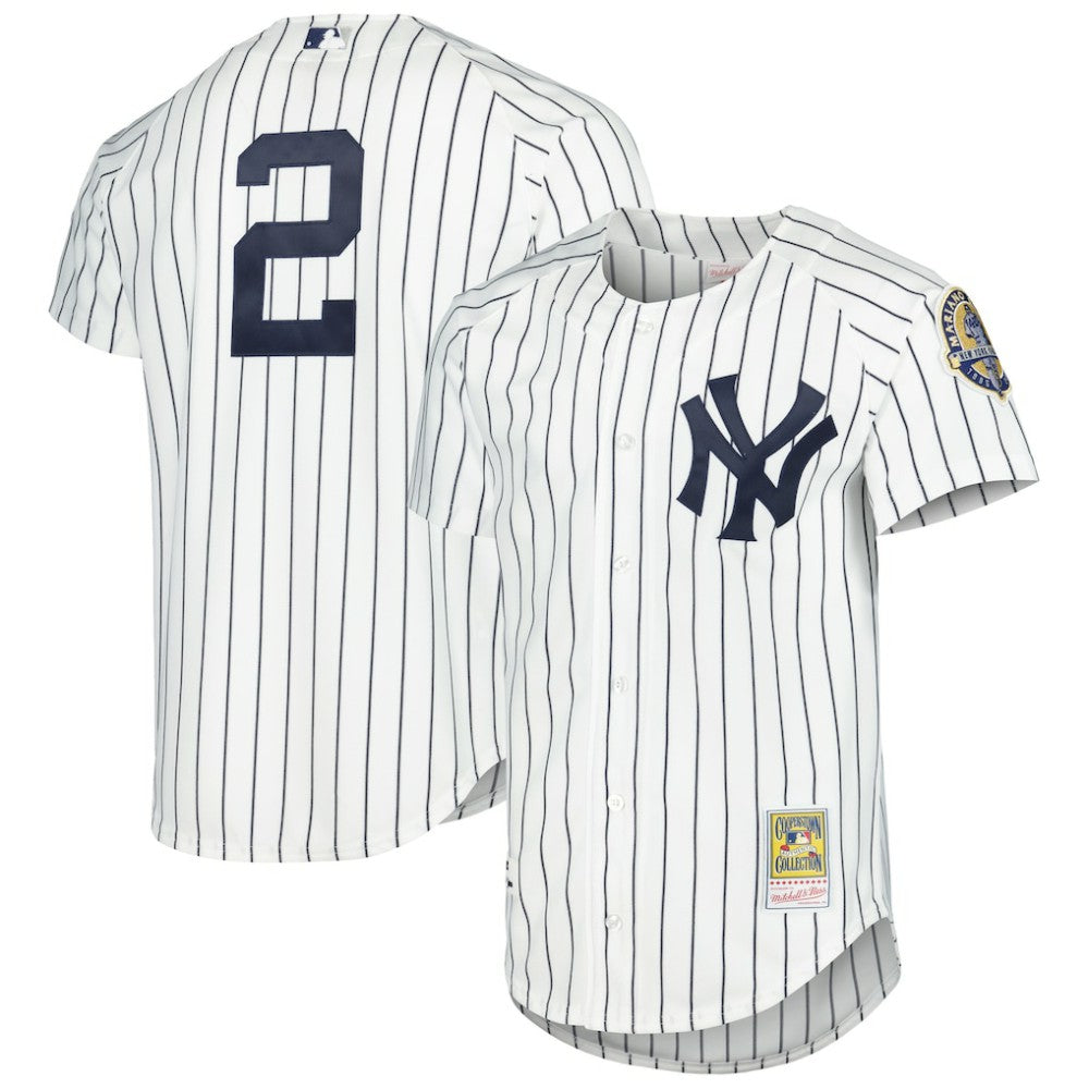 MLB Derek Jeter New York Yankees Mitchell & Ness Cooperstown Collection Authentic Jersey