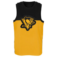 NHL Gold/Black Pittsburgh Penguins Youth Revitalize Tank Top