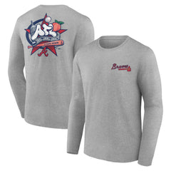 MLB Atlanta Braves Nice Kicks Long Sleeve T-Shirt