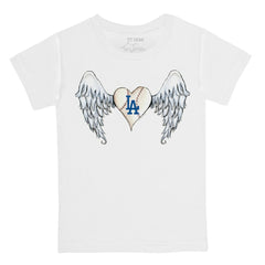 MLB Los Angeles Dodgers Tiny Turnip Youth Angel Wings T-Shirt