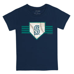 MLB Seattle Mariners Tiny Turnip Youth Base Stripe T-Shirt