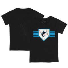 MLB Miami Marlins Tiny Turnip Youth Base Stripe T-Shirt