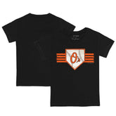 MLB Baltimore Orioles Tiny Turnip Youth Base Stripe T-Shirt