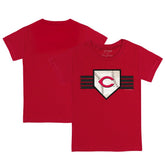 MLB Cincinnati Reds Tiny Turnip Youth Base Stripe T-Shirt