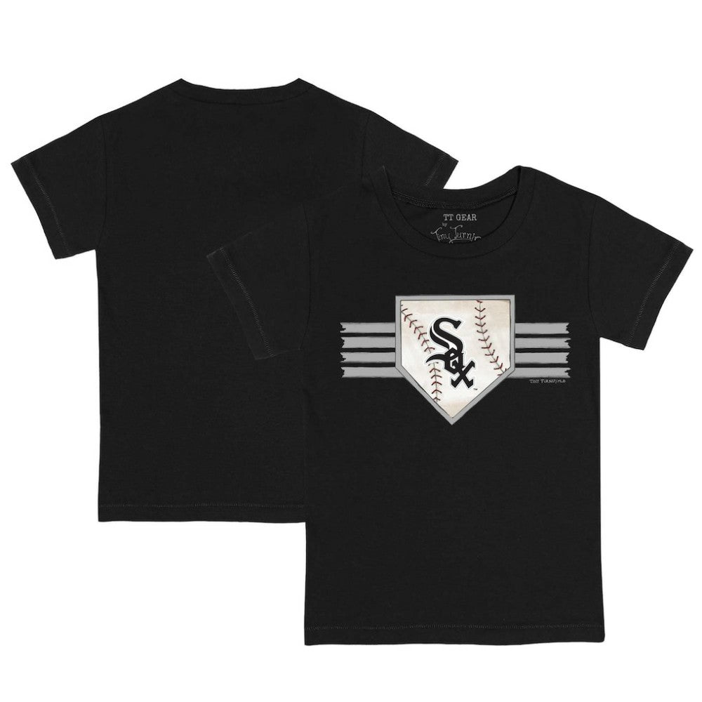 MLB Chicago White Sox Tiny Turnip Youth Base Stripe T-Shirt