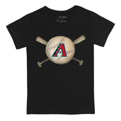 MLB Arizona Diamondbacks Tiny Turnip Youth Baseball Cross Bats T-Shirt