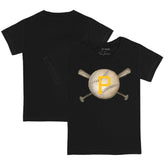 MLB Pittsburgh Pirates Tiny Turnip Youth Baseball Cross Bats T-Shirt