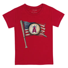 MLB Los Angeles Angels Tiny Turnip Youth Baseball Flag T-Shirt