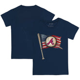 MLB Atlanta Braves Tiny Turnip Youth Baseball Flag T-Shirt