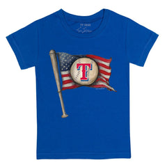 MLB Texas Rangers Tiny Turnip Youth Baseball Flag T-Shirt