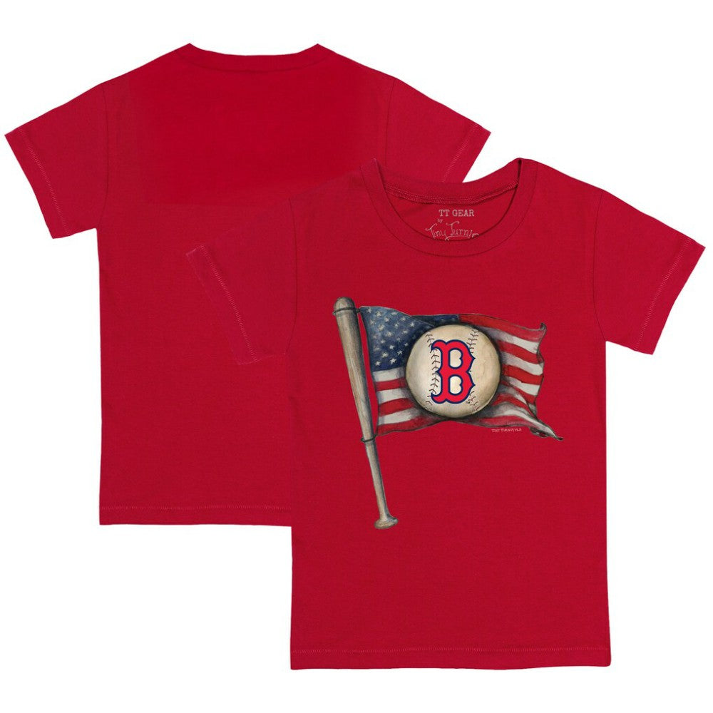 MLB Boston Red Sox Tiny Turnip Youth Baseball Flag T-Shirt