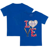 MLB Texas Rangers Tiny Turnip Youth Baseball Love T-Shirt