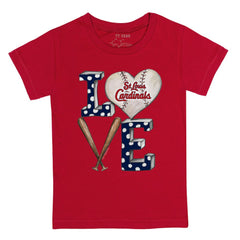 MLB St. Louis Cardinals Tiny Turnip Youth Baseball Love T-Shirt