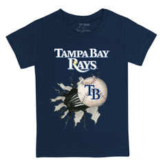 MLB Tampa Bay Rays Tiny Turnip Youth Baseball Tear T-Shirt