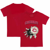 MLB Cincinnati Reds Tiny Turnip Youth Baseball Tear T-Shirt
