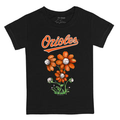 MLB Baltimore Orioles Tiny Turnip Youth Blooming Baseballs T-Shirt