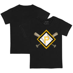 MLB Pittsburgh Pirates Tiny Turnip Youth Diamond Cross Bats T-Shirt