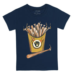 MLB Milwaukee Brewers Tiny Turnip Youth Hot Bats T-Shirt