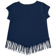 MLB Tampa Bay Rays Tiny Turnip Girls Youth Prism Arrows Fringe T-Shirt