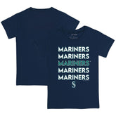 MLB Seattle Mariners Tiny Turnip Youth Stacked T-Shirt