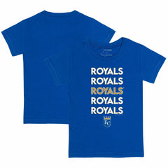 MLB Kansas City Royals Tiny Turnip Youth Stacked T-Shirt