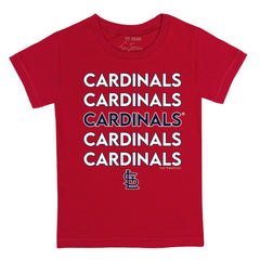 MLB St. Louis Cardinals Tiny Turnip Youth Stacked T-Shirt