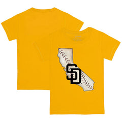 MLB San Diego Padres Tiny Turnip Youth State Outline T-Shirt