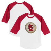 MLB St. Louis Cardinals Tiny Turnip Youth Stitched Baseball 3/4-Sleeve Raglan T-Shirt