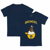 MLB Milwaukee Brewers Tiny Turnip Youth Sundae Helmet T-Shirt