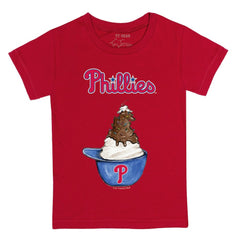 MLB Philadelphia Phillies Tiny Turnip Youth Sundae Helmet T-Shirt