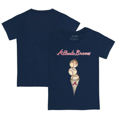 MLB Atlanta Braves Tiny Turnip Youth Triple Scoop T-Shirt